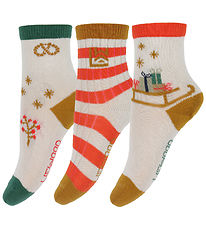 Liewood Strømper - Silas - 3-pak - Holiday Sandy Mix Liewood Strømper - Silas - 3-pak - Holiday Sandy Mix