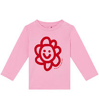 Stella McCartney Kids Bluse - Rosa m. Blomst Stella McCartney Kids Bluse - Rosa m. Blomst