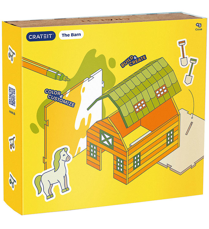 Bondegården Trælegetøj | Livet i Stalden. Crateit. Ca fra 5 år