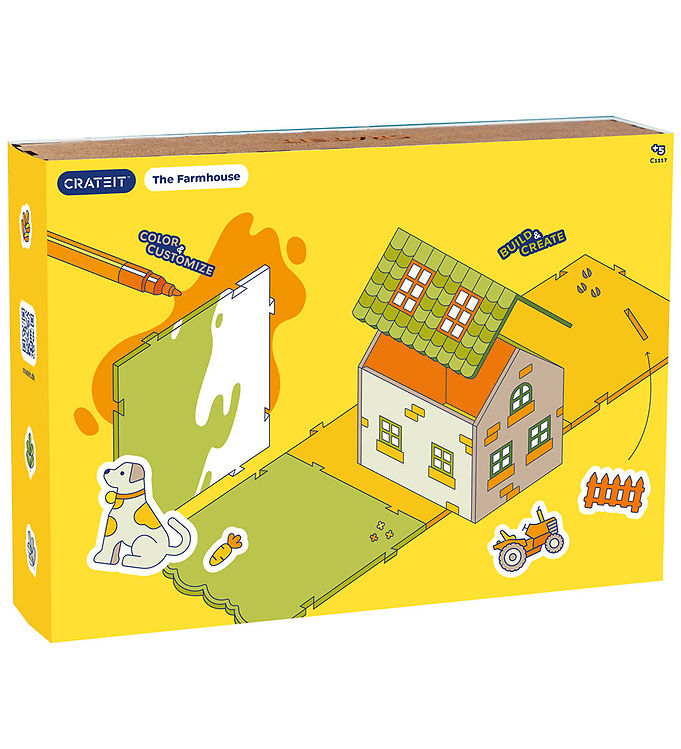 Crateit Kreasæt - Bondegården - Træ - Bondehuset
