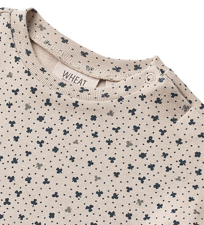 Wheat Kjole - Emmy - Soft Beige Clover Wheat Kjole - Emmy - Soft Beige Clover