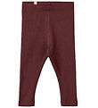 Wheat Leggings - Rib - Maddy - Aubergine Wheat Leggings - Rib - Maddy - Aubergine