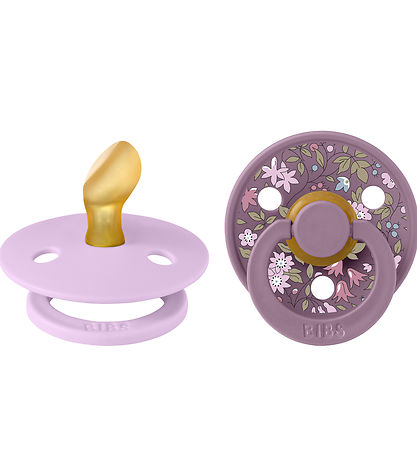 BIBS X Liberty Colour Sutter - 2-pak - Str. 1 - Anatomisk - Viol BIBS X Liberty Colour Sutter - 2-pak - Str. 1 - Anatomisk - Viol