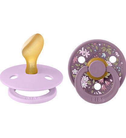 BIBS X Liberty Colour Sutter - 2-pak - Str. 2 - Anatomisk - Viol BIBS X Liberty Colour Sutter - 2-pak - Str. 2 - Anatomisk - Viol