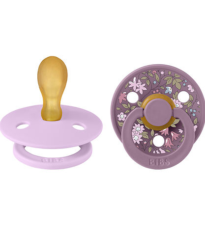 BIBS X Liberty Colour Sutter - 2-pak - Str. 2 - Symmetrisk - Vio BIBS X Liberty Colour Sutter - 2-pak - Str. 2 - Symmetrisk - Vio