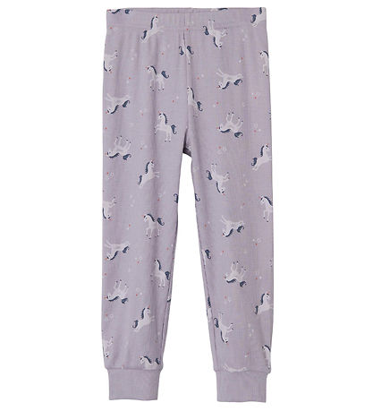 Name It Nattøj - Noos - NmfNightset Unicorn - Lavender Aura m. E