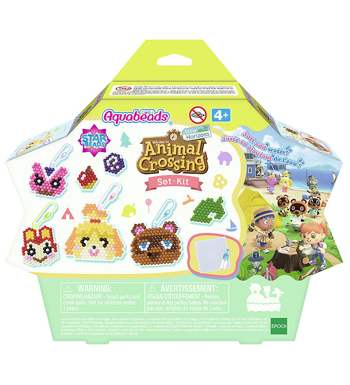Aquabeads Vandperler Kreasæt - 870 Perler, 4+år - Animal Crossing