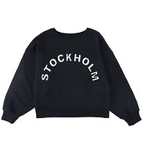 LMTD Sweatshirt - NlfKynthe - Sort/Hvid m. Tekst LMTD Sweatshirt - NlfKynthe - Sort/Hvid m. Tekst
