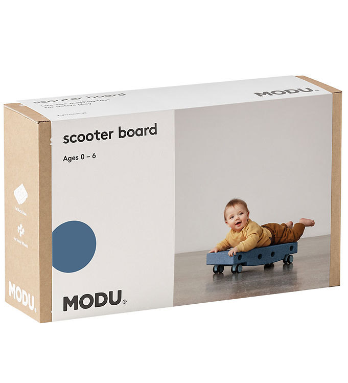 MODU Rullebræt - 5 Dele - Deep Blue/Sky Blue
