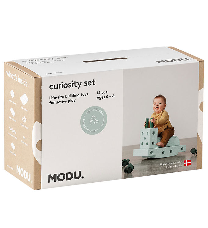 MODU Curiosity Byggesæt - Ocean Mint/Forest Green