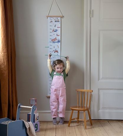 Sebra Vægdekoration - Højdemåler - Busy Builders