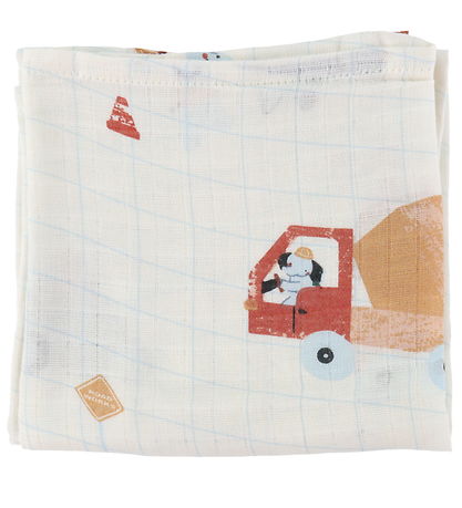 Sebra Muslin Cloths - 75x75 - 3-Pack - Busy Builders