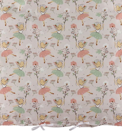 Nørgaard Madsens Sengetøj - Baby - Beige m. Rosa Ballerina Nørgaard Madsens Sengetøj - Baby - Beige m. Rosa Ballerina