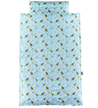 Nørgaard Madsens Sengetøj - Junior - Turkis m. Dino Nørgaard Madsens Sengetøj - Junior - Turkis m. Dino