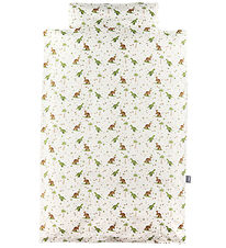 Nørgaard Madsens Bedding - Baby - White w. Dino Nørgaard Madsens Bedding - Baby - White w. Dino