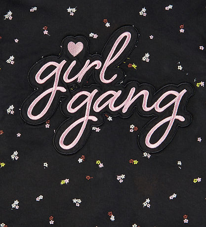 The New Overshirt - Denim - TnHellen - Phantom m. Blomster The New Overshirt - Denim - TnHellen - Phantom m. Blomster