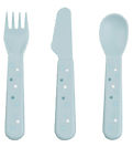 Done by Deer Cutlery - 3 pcs - Happy Dots - Blue