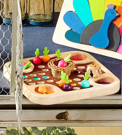 Vilac Puslespil - Træ - 8 Brikker - Påfugl Vilac Puslespil - Træ - 8 Brikker - Påfugl