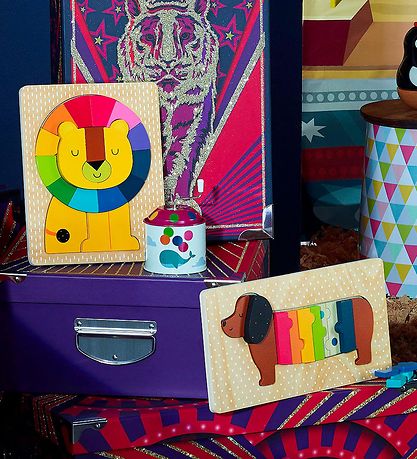 Vilac Puslespil - Træ - 11 Brikker - Hund Vilac Puslespil - Træ - 11 Brikker - Hund