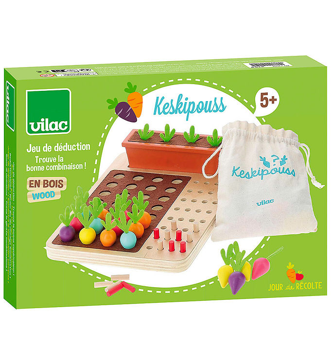 Vilac Spil - Træ - Grøntsagskassen