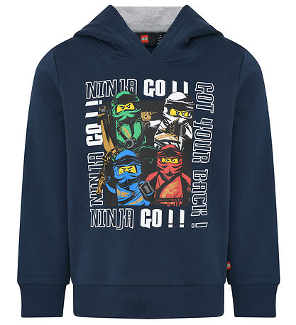 LEGO® Ninjago Hættetrøje - LWStorm - Dark Navy