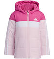 adidas Performance Dynejakke - LK Pad JKT - Rosa/Hvid adidas Performance Dynejakke - LK Pad JKT - Rosa/Hvid