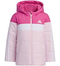 adidas Performance Dynejakke - LK Pad JKT - Rosa/Hvid adidas Performance Dynejakke - LK Pad JKT - Rosa/Hvid