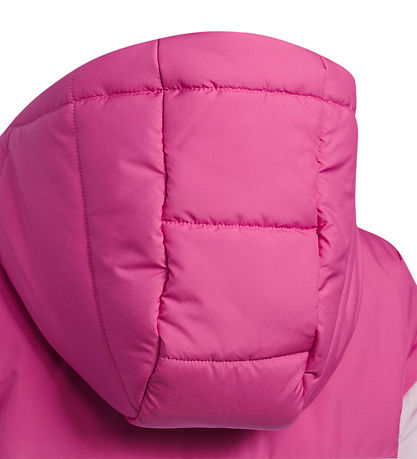 adidas Performance Puffer Jacket - LK Pad JKT - Pink/White