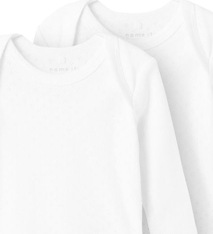 Name It Bodysuit l/s - NbfBody - 2-Pack - Bright White