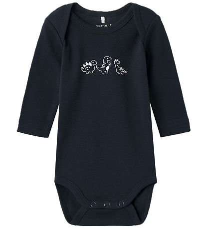 Name It Body l/æ - NbmBody - 2-pak - Dino/Bright White Name It Body l/æ - NbmBody - 2-pak - Dino/Bright White