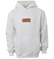 Hound Hættetrøje - Off White m. Brodering Hound Hættetrøje - Off White m. Brodering