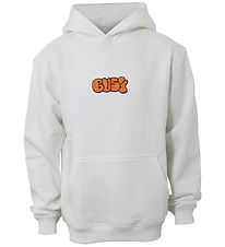 Hound Hættetrøje - Off White m. Brodering Hound Hættetrøje - Off White m. Brodering