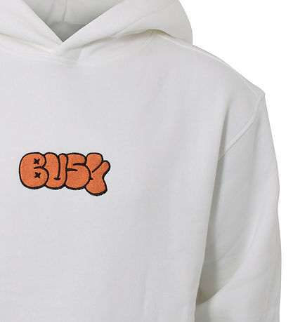 Hound Hættetrøje - Off White m. Brodering