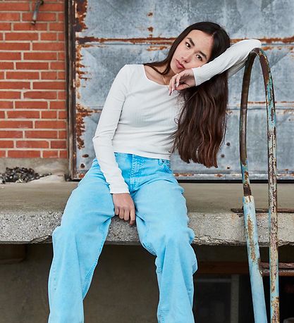 Hound Bluse - Rib - Off White Hound Bluse - Rib - Off White