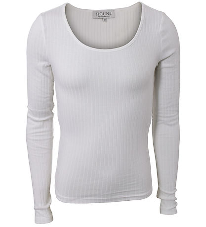 Hound Bluse - Rib - Off White Hound Bluse - Rib - Off White