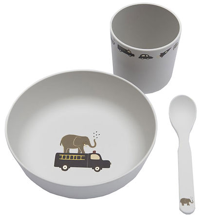 Smallstuff Spisesæt - 3 Dele - Engine Smallstuff Spisesæt - 3 Dele - Engine