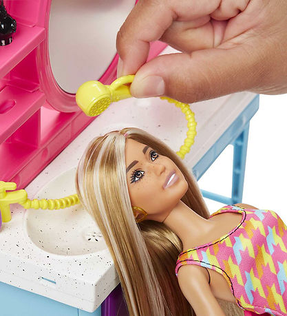 Barbie Dukke m. Tilbehør - 30 cm - Barbie Totally Hair Salon