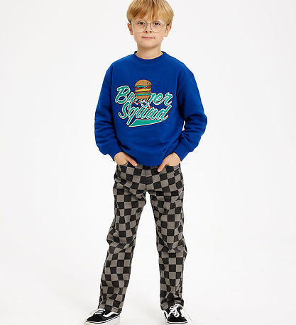 The New Sweatshirt - TnHenrey - Monaco Blue m. Print The New Sweatshirt - TnHenrey - Monaco Blue m. Print