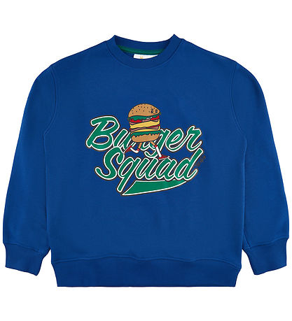 The New Sweatshirt - TnHenrey - Monaco Blue m. Print The New Sweatshirt - TnHenrey - Monaco Blue m. Print