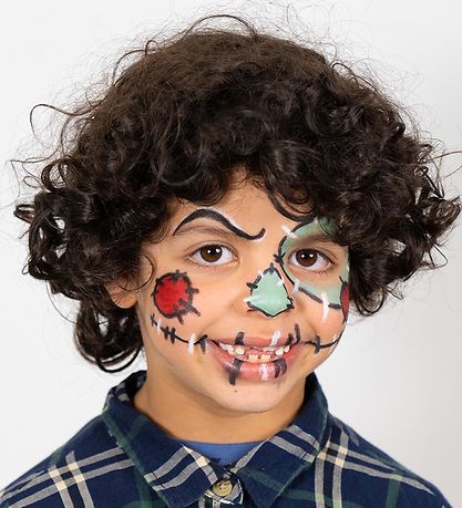 Grim Tout Teatersminke - 4 Farveblyanter - Booh