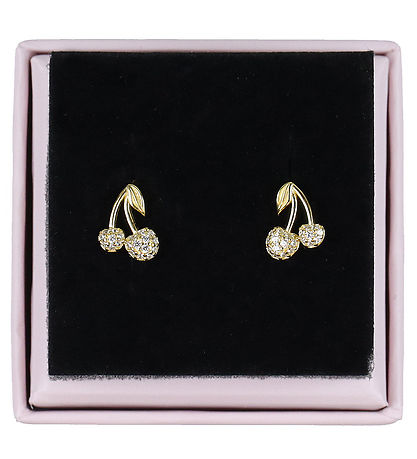 MillaVanilla Øreringe - Cherry Bling - Guld