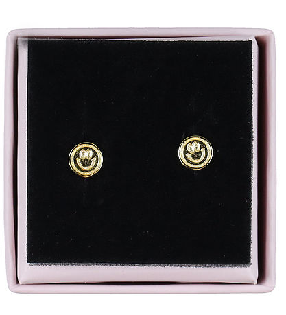 MillaVanilla Earrings - Smiley - Gold