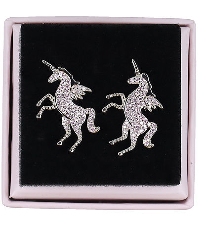 MillaVanilla Øreringe - Enhjørning - Sølv/Pink MillaVanilla Øreringe - Enhjørning - Sølv/Pink