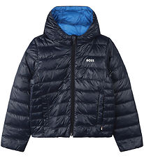 BOSS Dunjakke - Vendbar - Navy/Blå BOSS Dunjakke - Vendbar - Navy/Blå