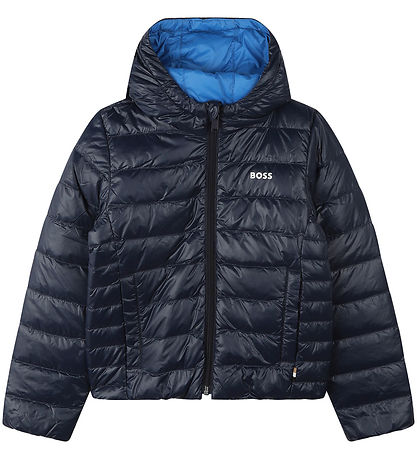 BOSS Dunjakke - Vendbar - Navy/Blå BOSS Dunjakke - Vendbar - Navy/Blå
