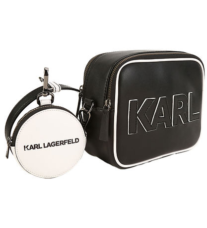 Karl Lagerfeld Skuldertaske m. Pung - Sort m. Hvid