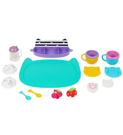 Gabby's Dollhouse Sæt - 15 Dele - Sprinkle Party Sweet Treat Set Gabby's Dollhouse Sæt - 15 Dele - Sprinkle Party Sweet Treat Set