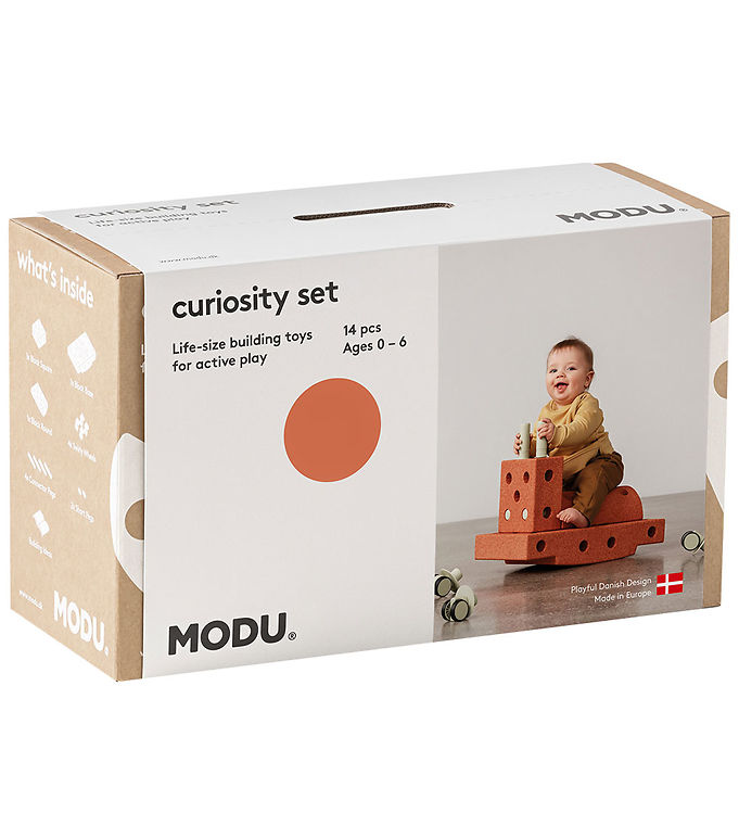 Modu Curiosity Byggesæt - Burnt Orange/Dusty Green