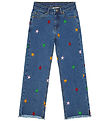 The New Jeans - TnDania Star Wide - Medium Blue m. Stjerner The New Jeans - TnDania Star Wide - Medium Blue m. Stjerner