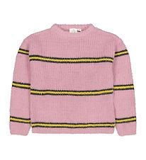 The New Bluse - Strik - TnDada - Pastel Lavender m. Gul The New Bluse - Strik - TnDada - Pastel Lavender m. Gul